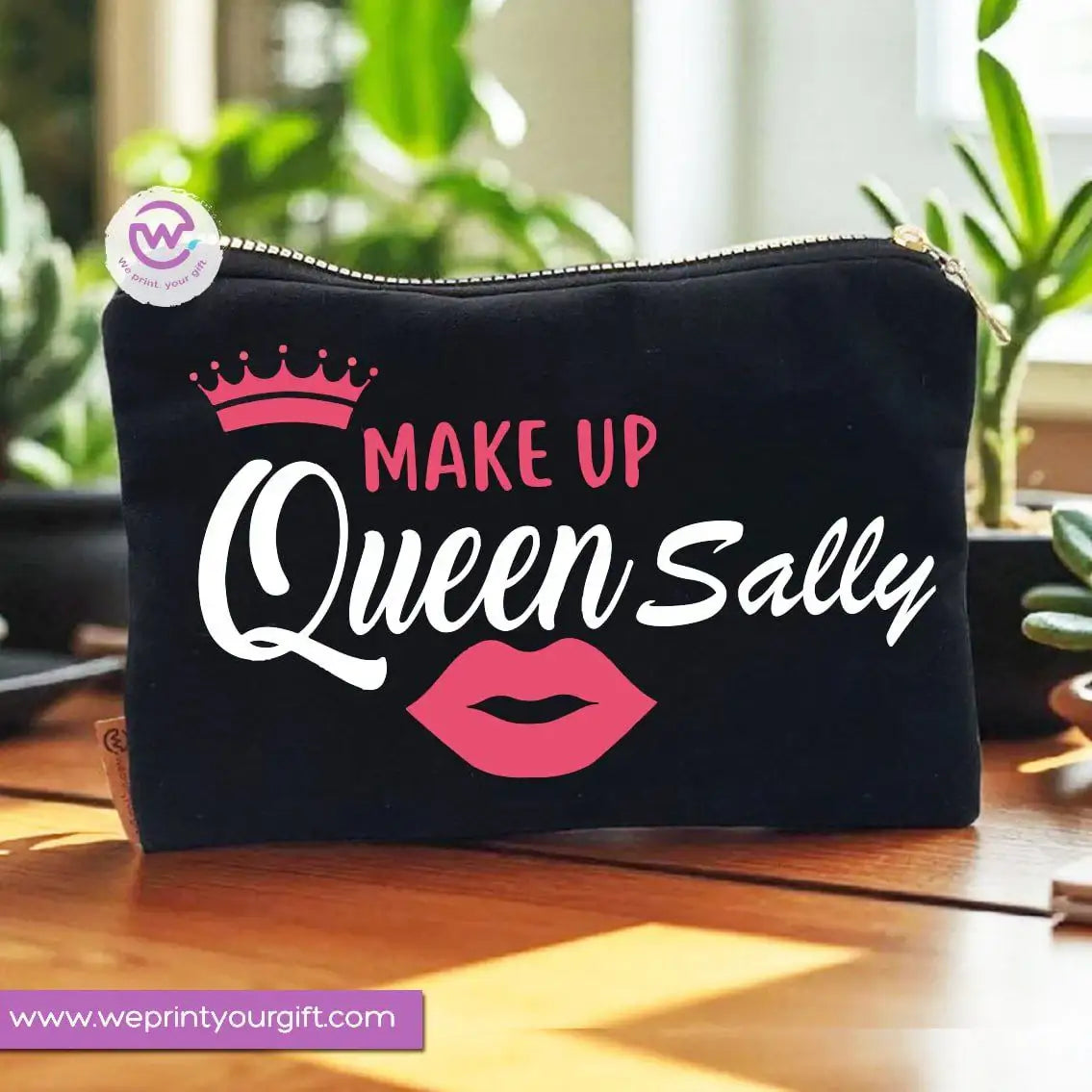 Makeup Tools Theme Makeup Bag & Pencil Case – Stylish Cotton Pouch - WE PRINT