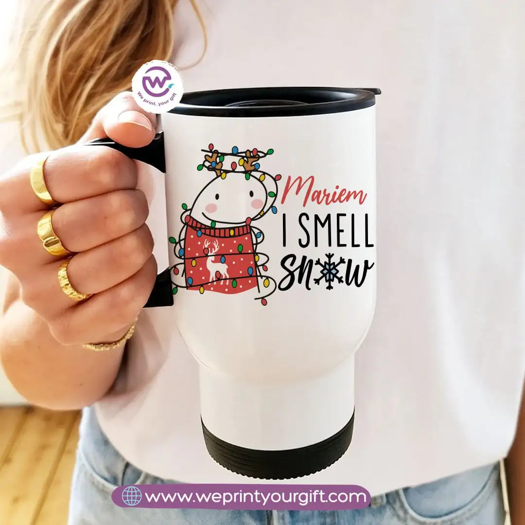 Travel Mug- Christmas Design - WE PRINT