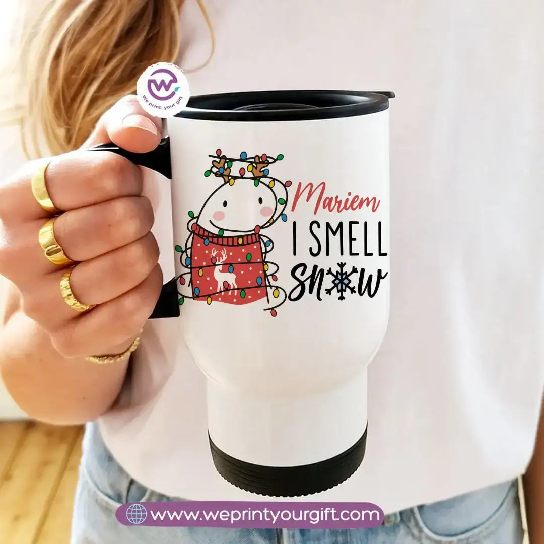 Travel Mug- Christmas Design - WE PRINT