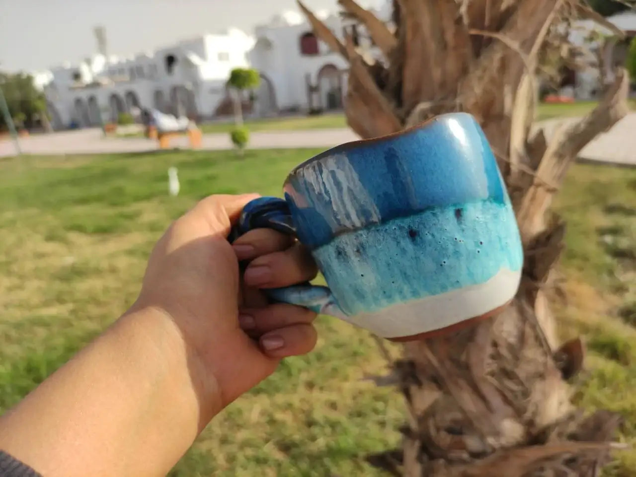 The Sea Handmade Pottery Mug – 300 ml- Customization Options - WE PRINT