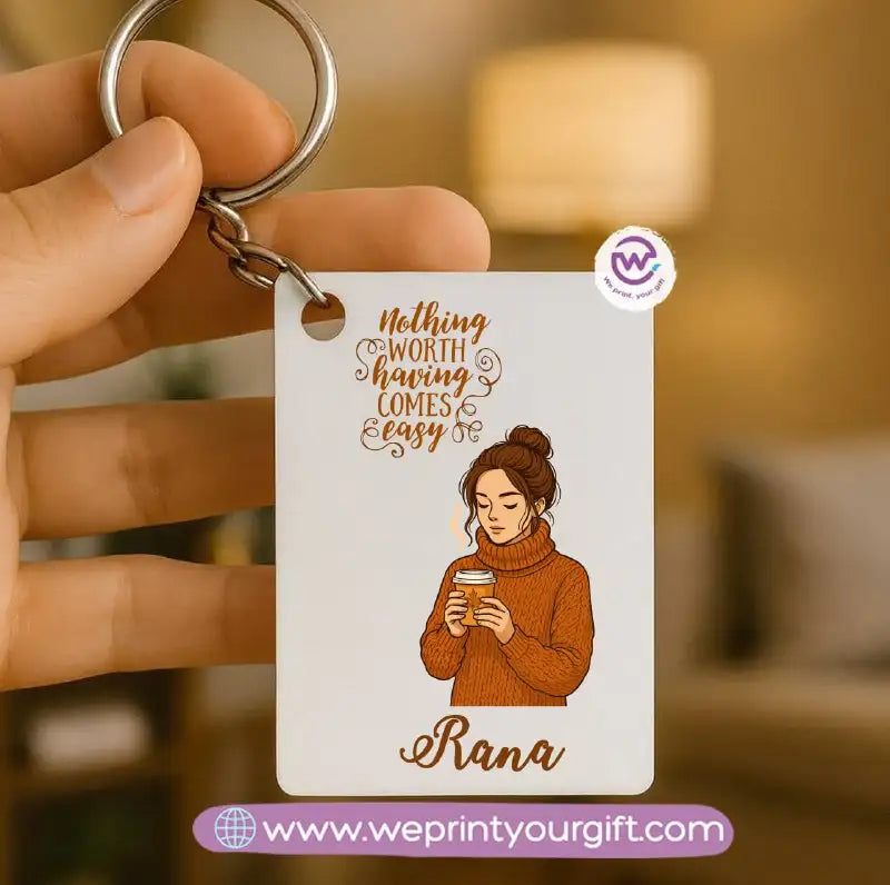 Personalized Wooden Keychain – One Art & Custom Designs - WE PRINT