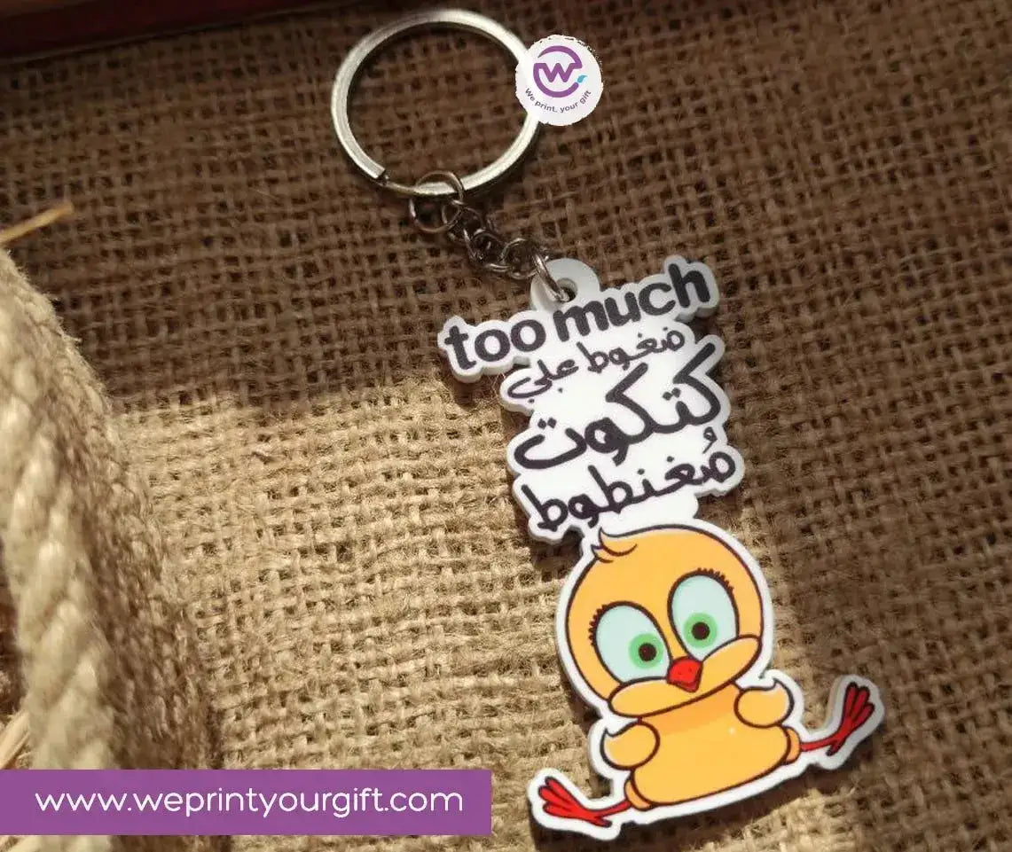 Acrylic Keychain -Comic - WE PRINT