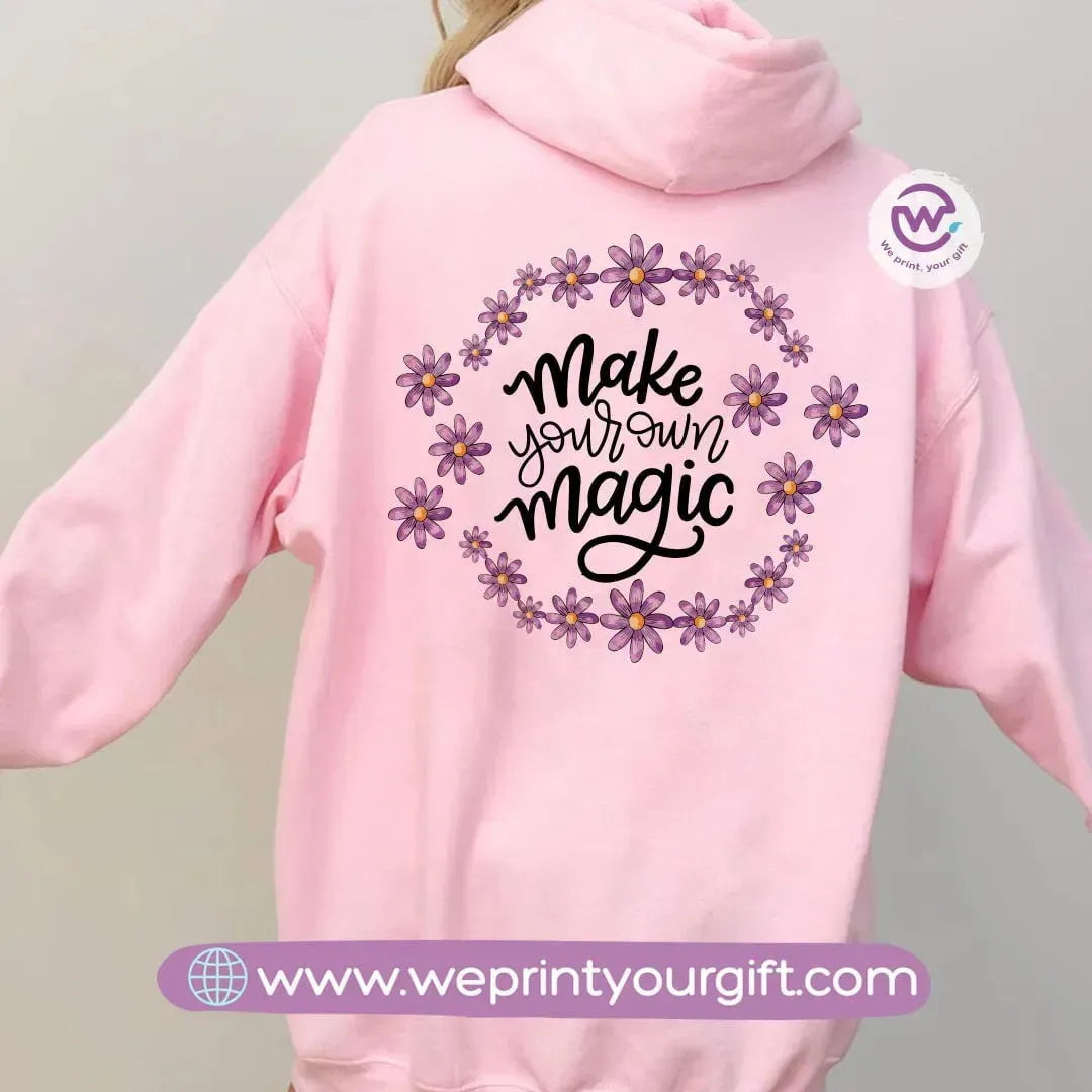 Adult hoodie-English Motivational Quotes - WE PRINT