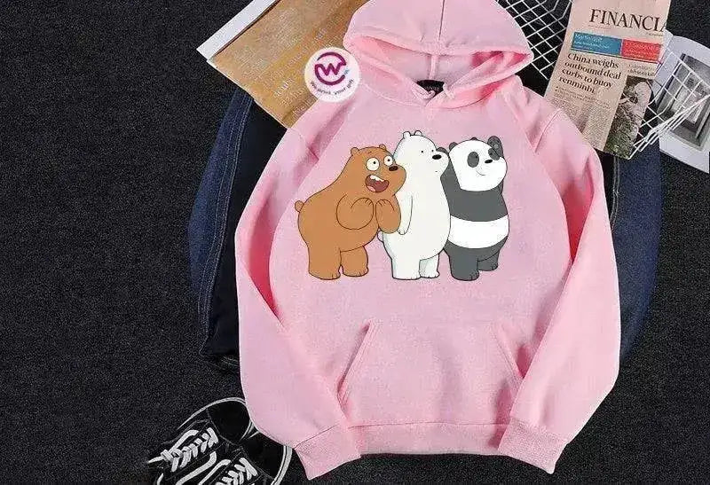 Adult Hoodies - 3 Bears - WE PRINT