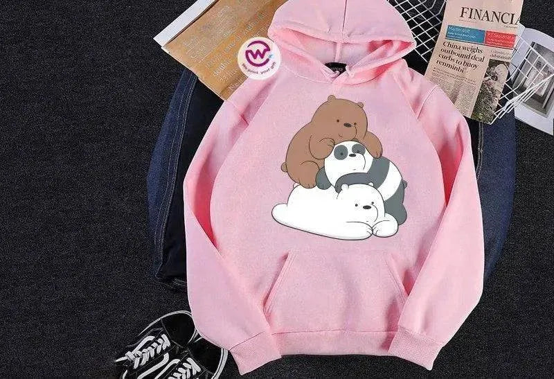 Adult Hoodies - 3 Bears - WE PRINT