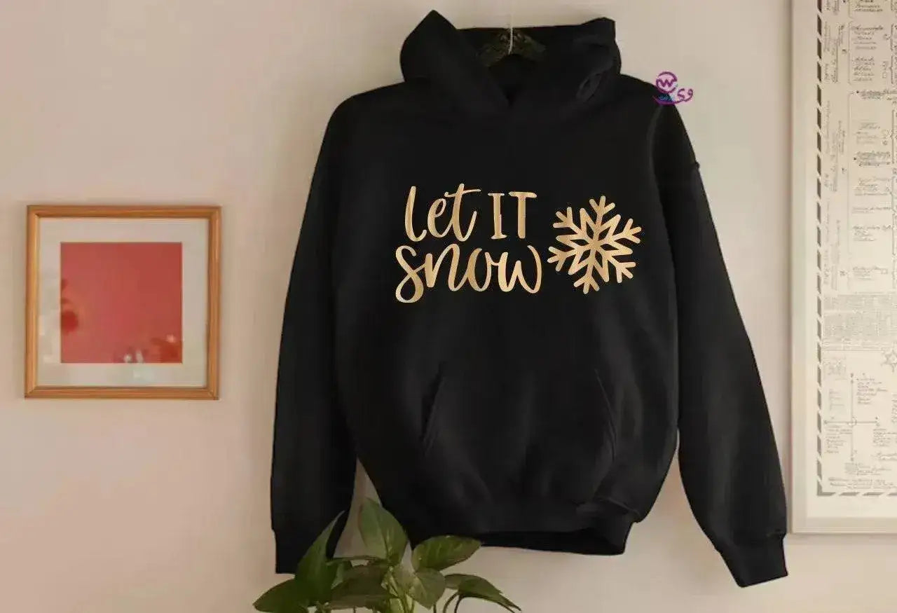 Adult Hoodies - Christmas -Gold printing - WE PRINT