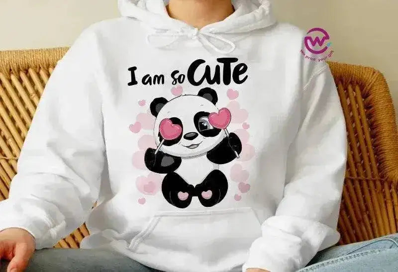 Adult Hoodies -Panda-B - WE PRINT