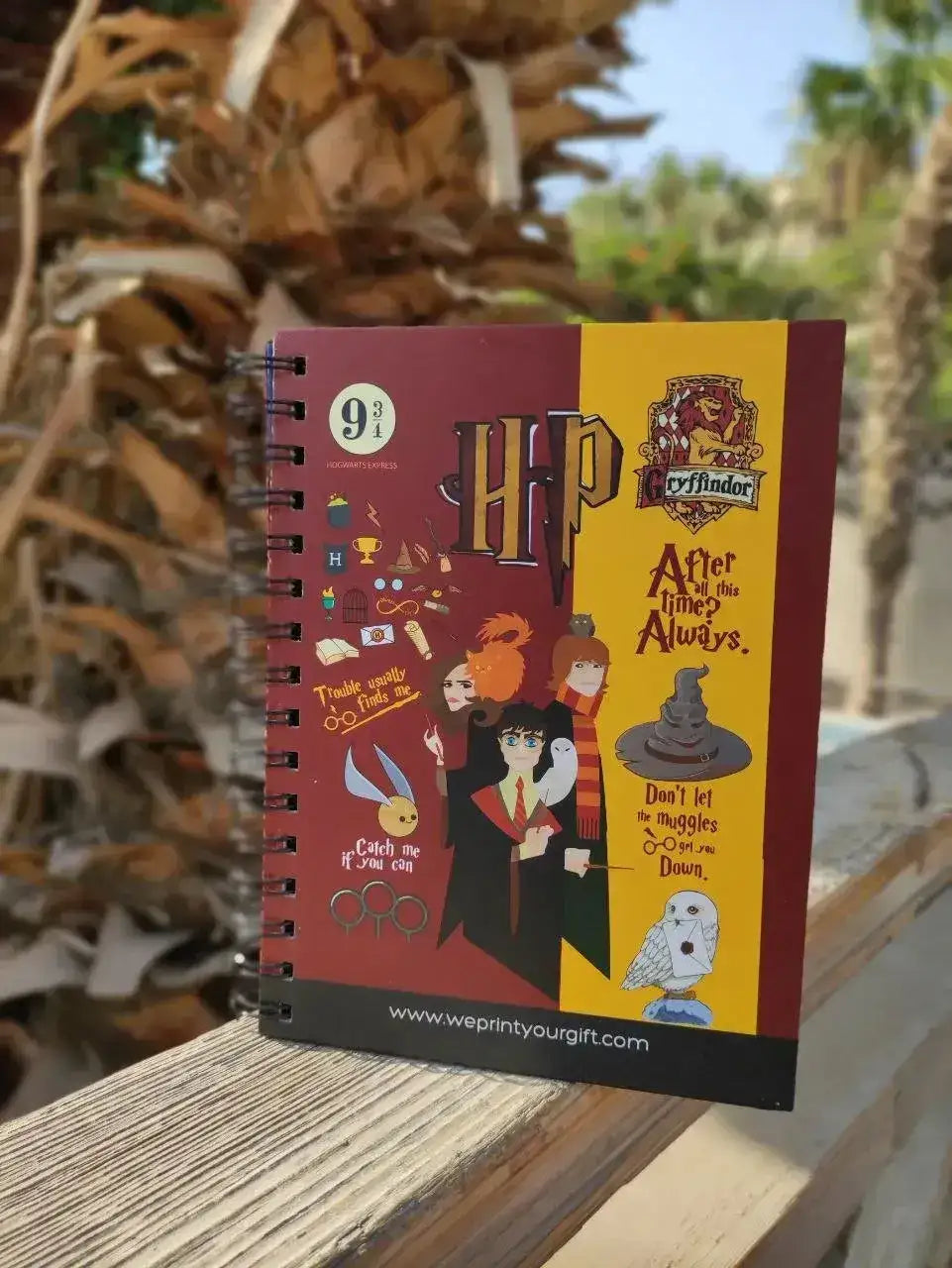Agenda -( 75 papers -150 pages ) -Harry Potter - WE PRINT