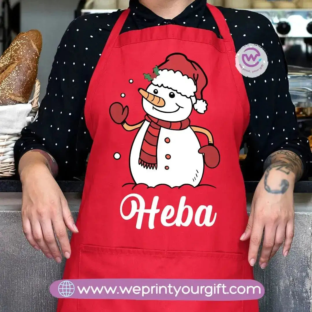 Apron-Snow man - WE PRINT