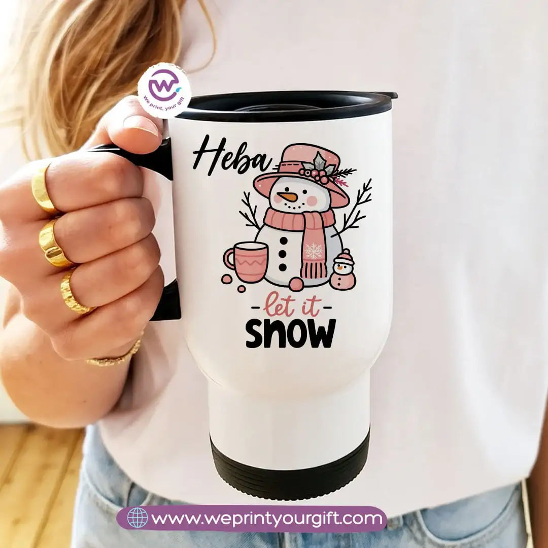 Travel Mug- Christmas Design - WE PRINT