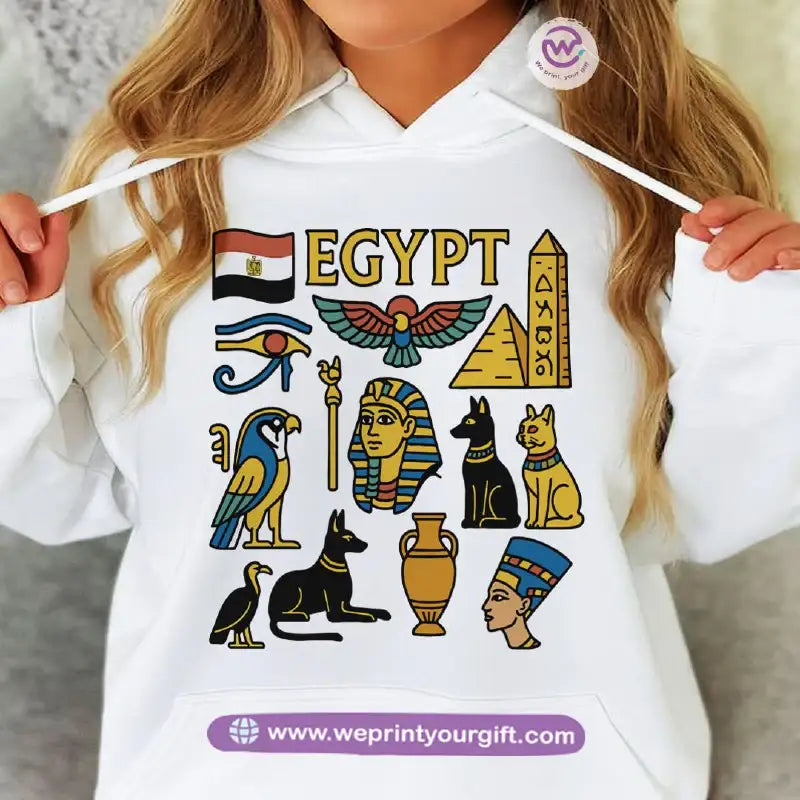 Ancient Egypt Heritage Hoodie – Cotton Melton Unisex - WE PRINT