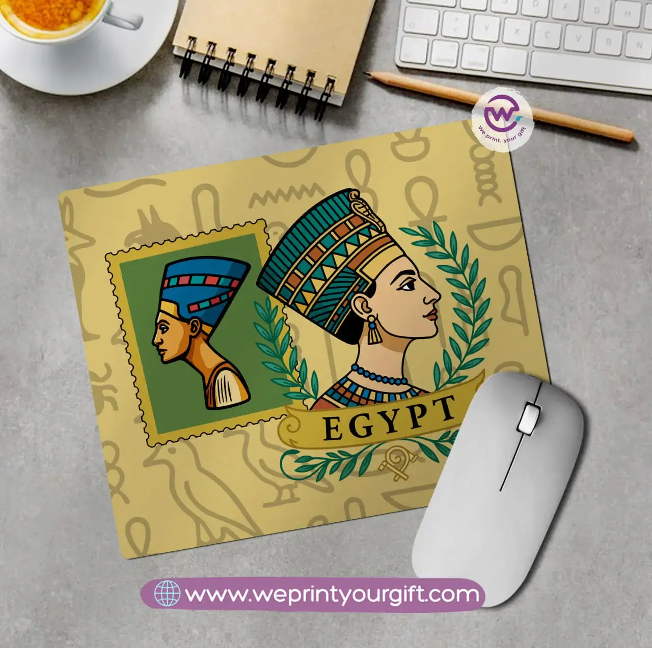 Egyptian Pharaonic Mouse Pad – Ancient Art Reimagined - WE PRINT