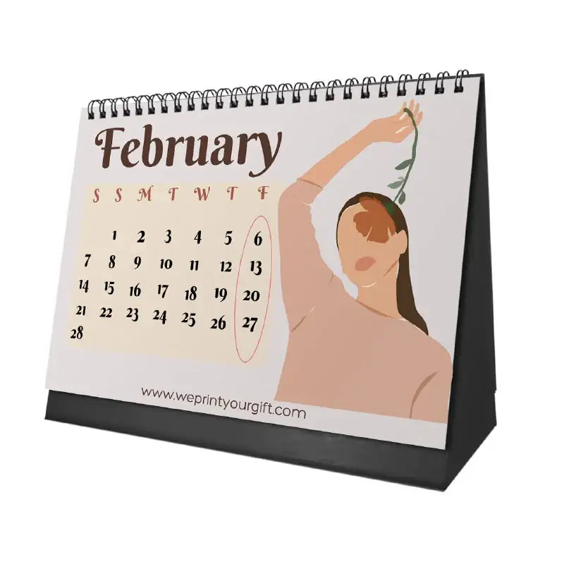 Beautiful as the Moon Desk Calendar 2026 - WE PRINT