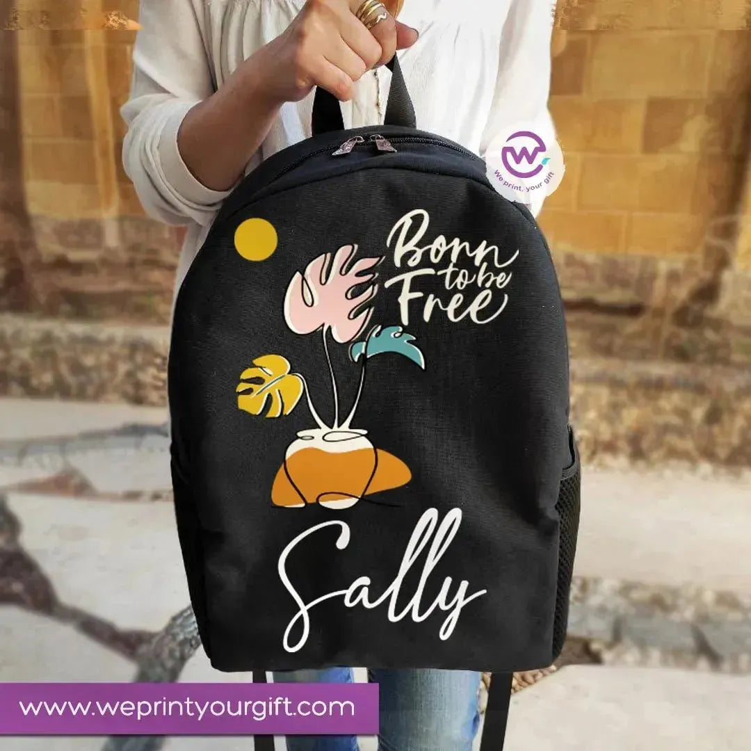 Backpack- English quotes-A - WE PRINT