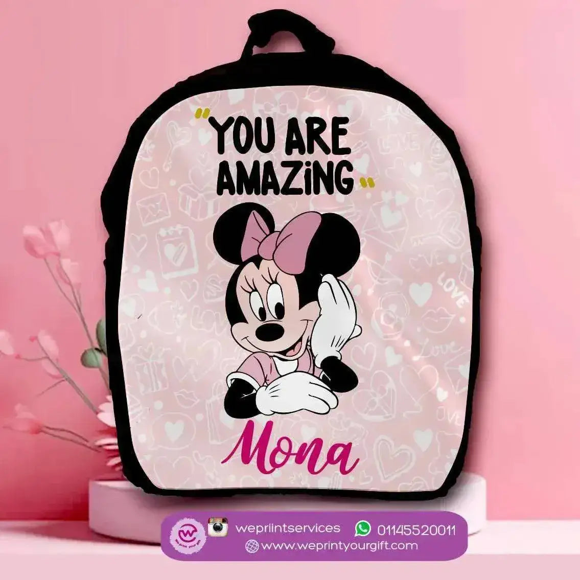 Backpack - Minnie Mouse - WE PRINT