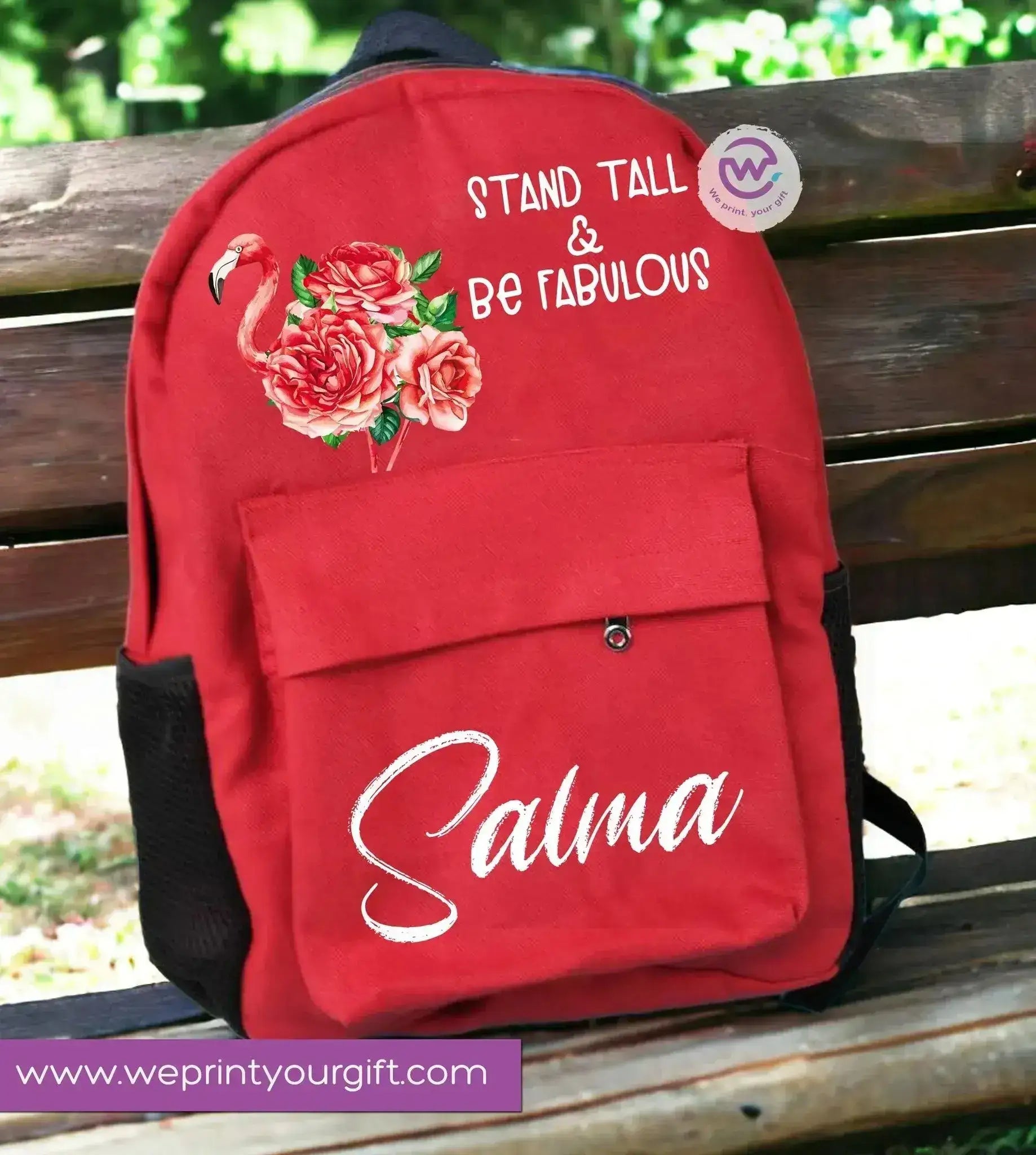 Backpack-Motivational quotes - WE PRINT