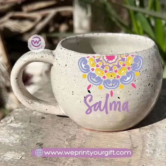 Bowl Marble Pottery Mug 350 ml - Customization Options - WE PRINT