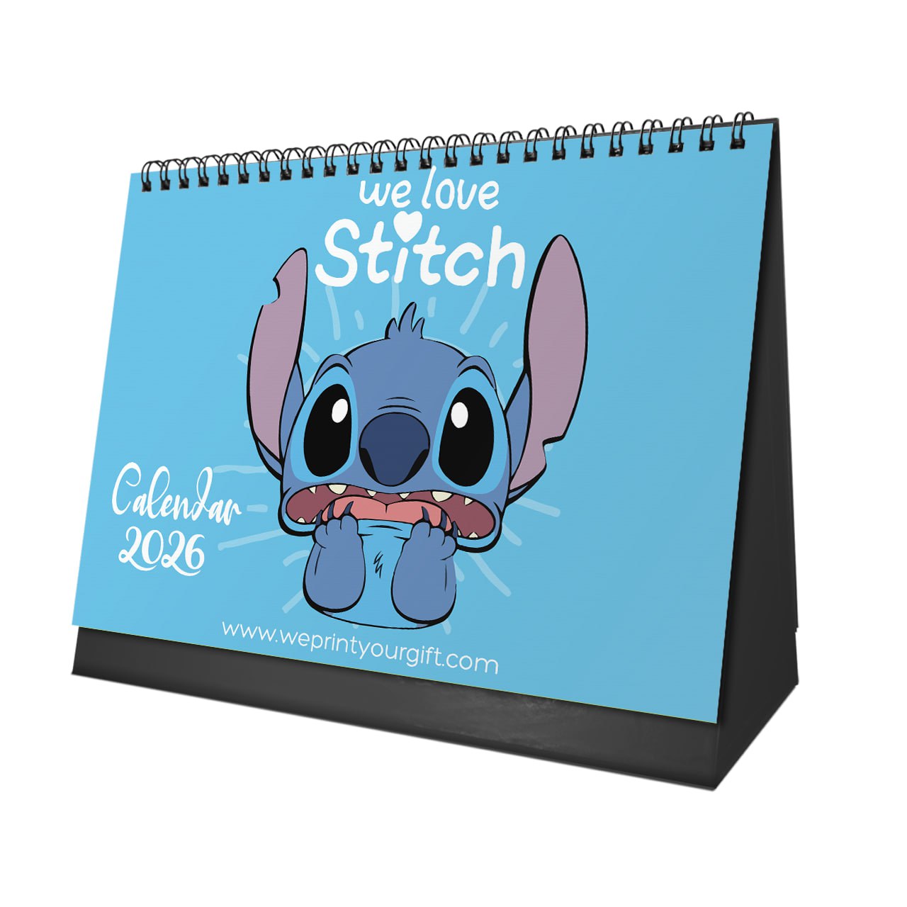 Stitch Desk Calendar 2026