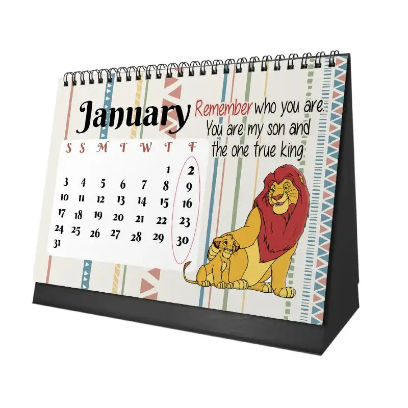The Lion King Desk Calendar 2026 - WE PRINT