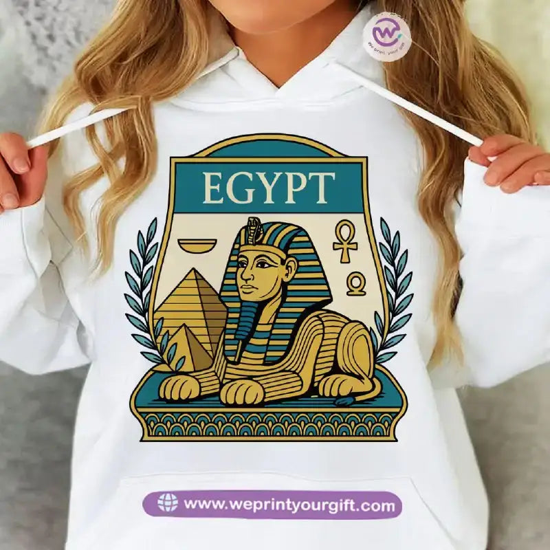 Ancient Egypt Heritage Hoodie – Cotton Melton Unisex - WE PRINT