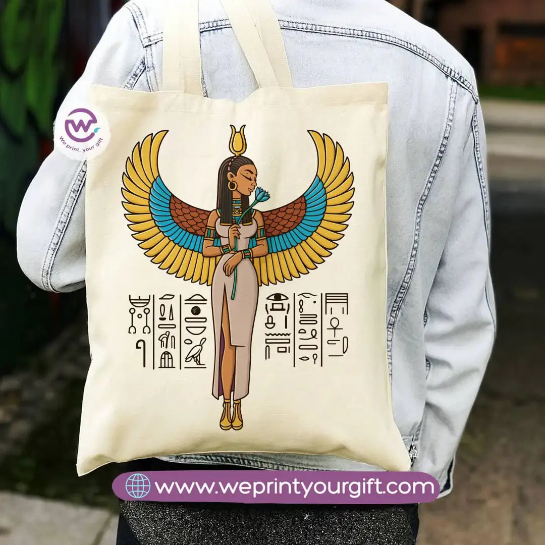 Egyptian Pharaonic Canvas Tote Bag - WE PRINT