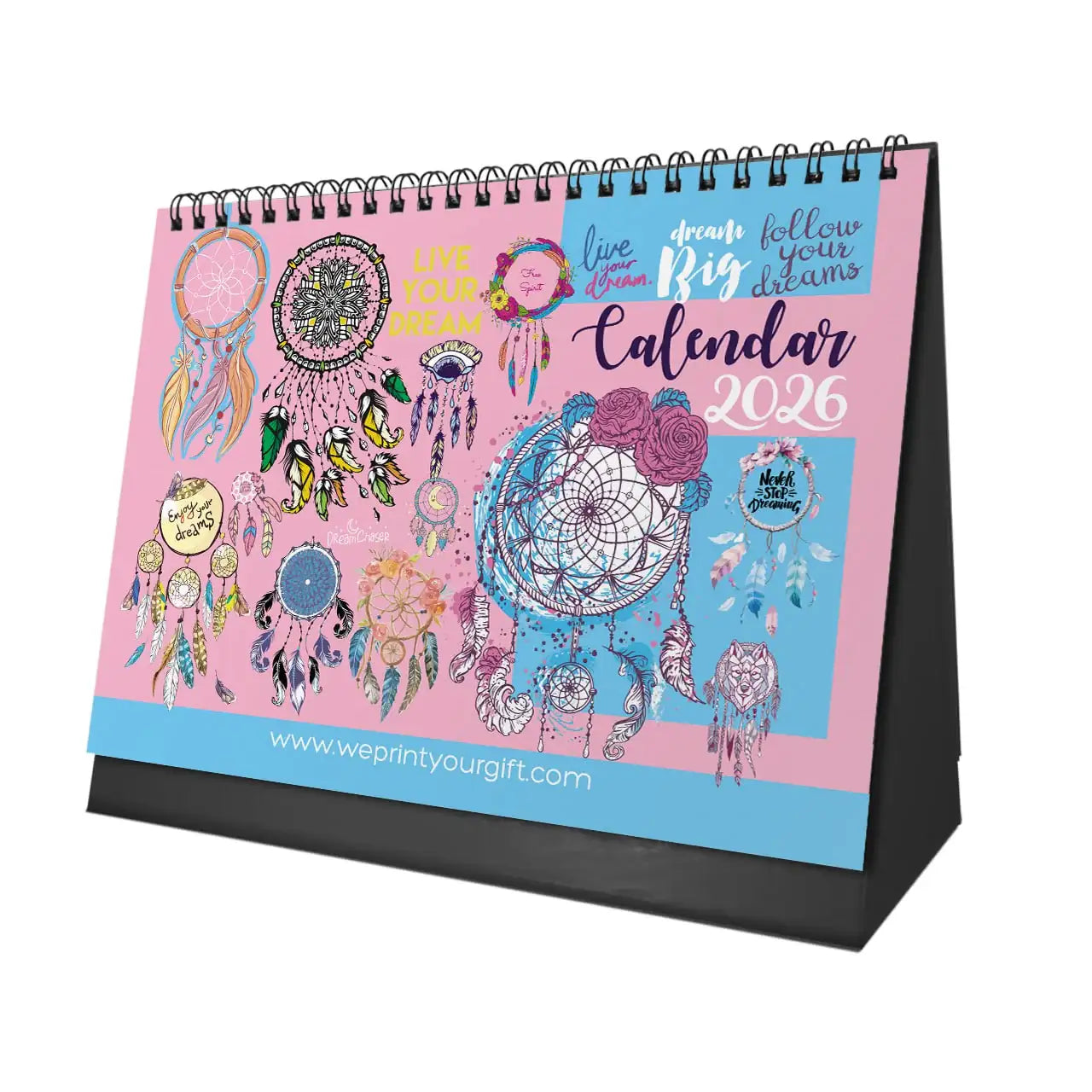 Dreamcatcher Desk Calendar 2026 - WE PRINT