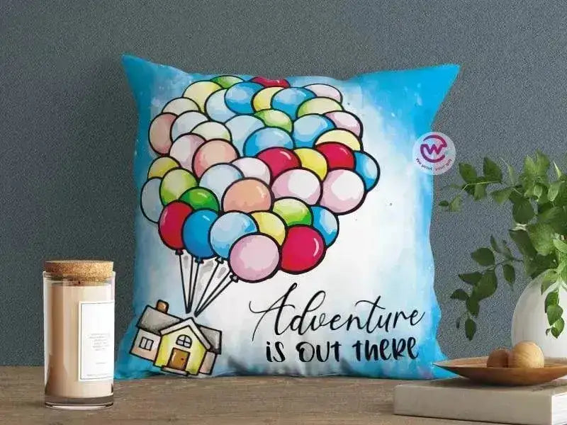 Canvas Cushion-Square Shape - Cartoon Up - WE PRINT