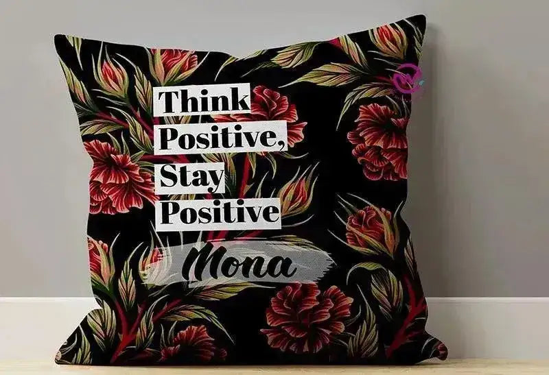 Canvas Cushion-Square Shape - Motivation - WE PRINT