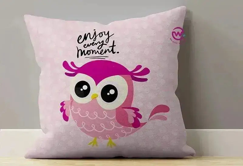 Canvas Cushion-Square Shape - Owls - WE PRINT