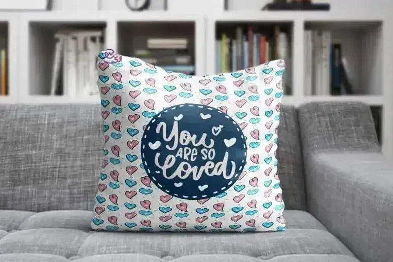 Canvas Cushion-Square Shape - Valentine's Day - WE PRINT