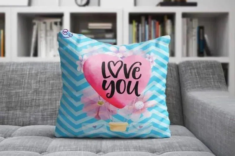 Canvas Cushion-Square Shape - Valentine's Day - WE PRINT