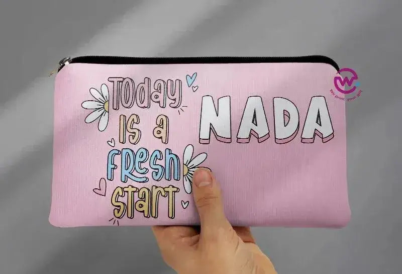 Canvas - Pencil Case -inspirational quotes - WE PRINT