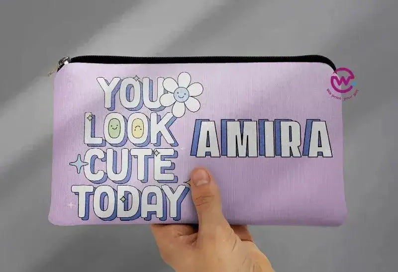 Canvas - Pencil Case -inspirational quotes - WE PRINT