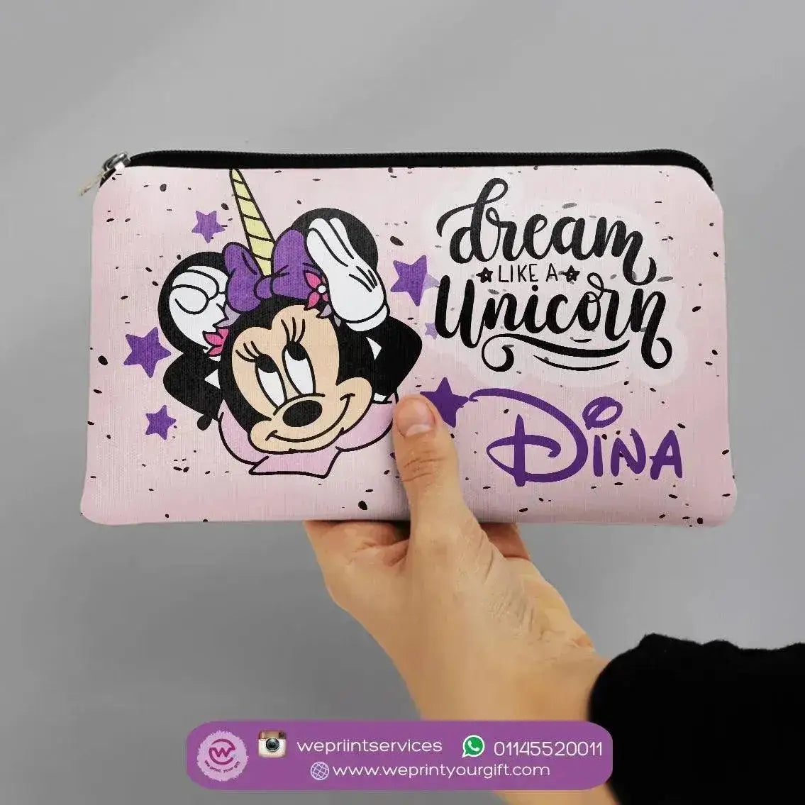 Canvas - Pencil Case - Minnie Mouse - WE PRINT