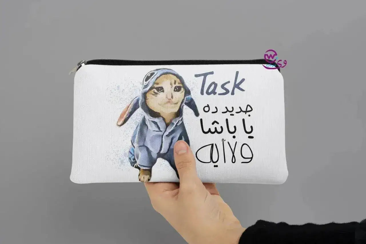 Canvas -Pencil Case-sarcasm meme -B - WE PRINT