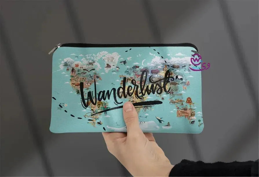 Canvas - Pencil Case -Traveler - WE PRINT