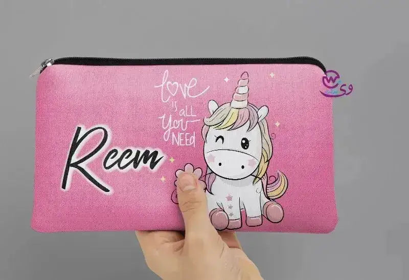 Canvas - Pencil Case - Unicorn Designs - WE PRINT