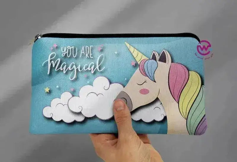 Canvas - Pencil Case - Unicorn - WE PRINT