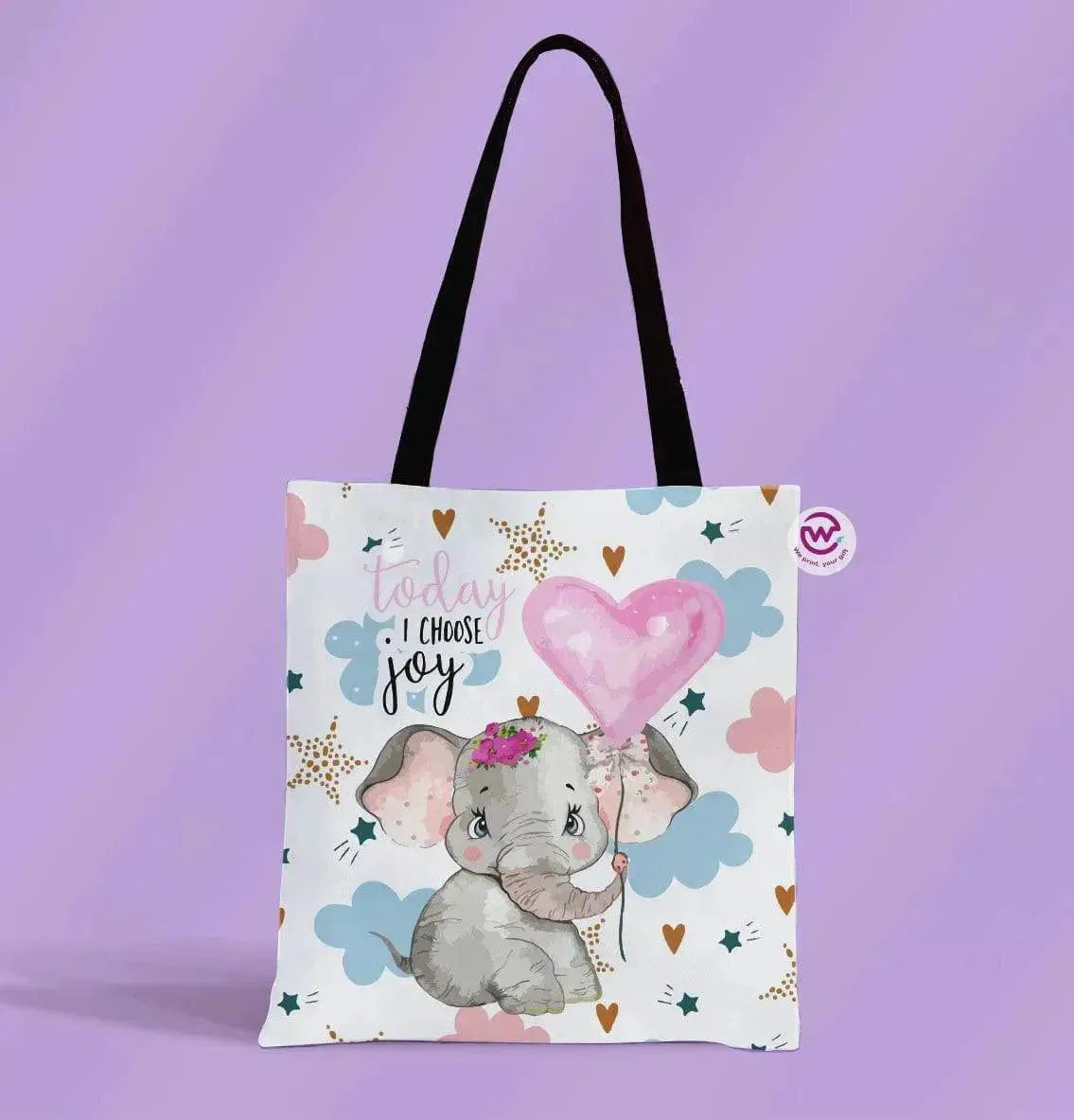 Canvas Tote Bag - Elephant - WE PRINT