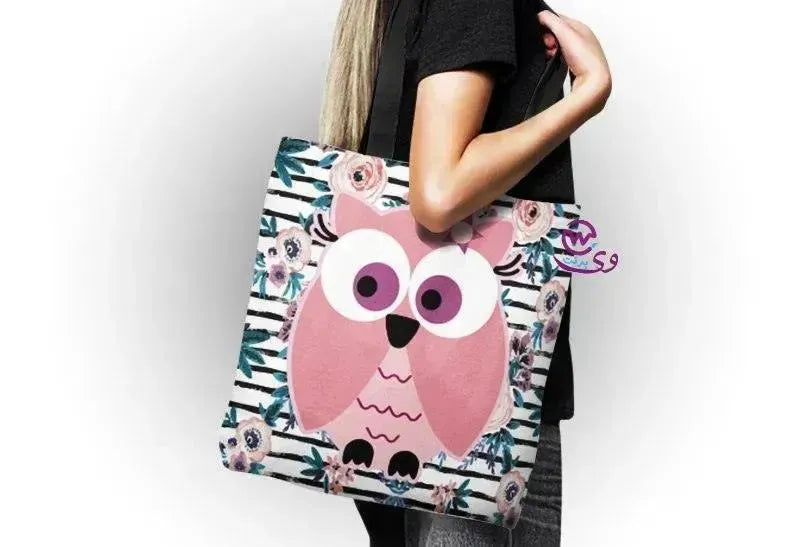 canvas tote bag - Owl - WE PRINT