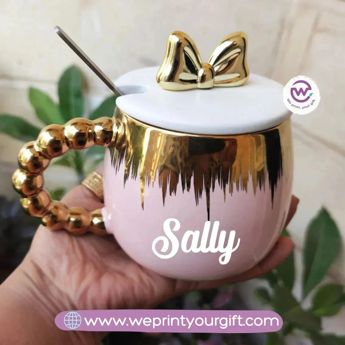 Ceramic Mug with 3D Lid-Names - WE PRINT