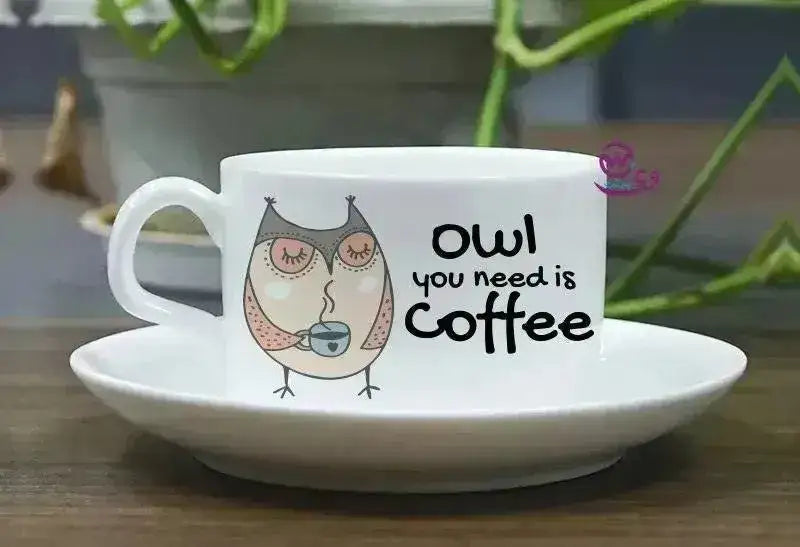 Coffee Cup - Owl Designs - WE PRINT