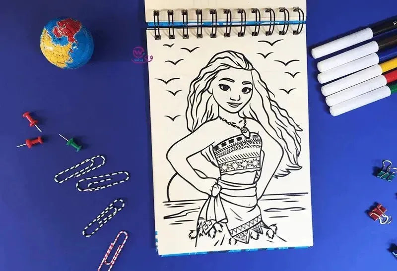 Coloring Book - Moana - WE PRINT