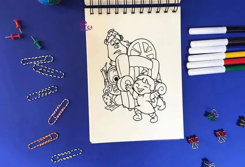 Coloring Book - Monster INC. - WE PRINT