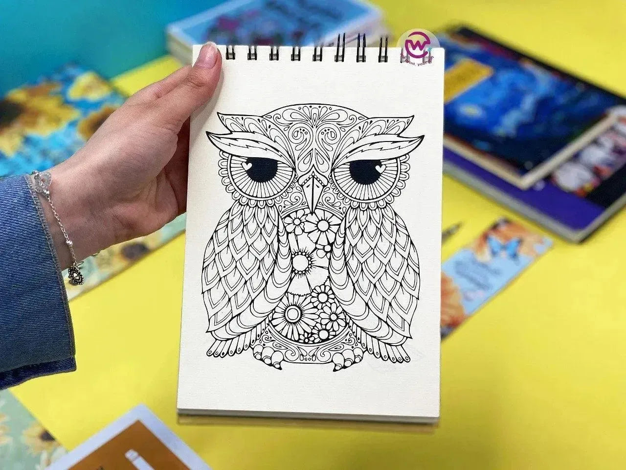Coloring Book - Owl - WE PRINT
