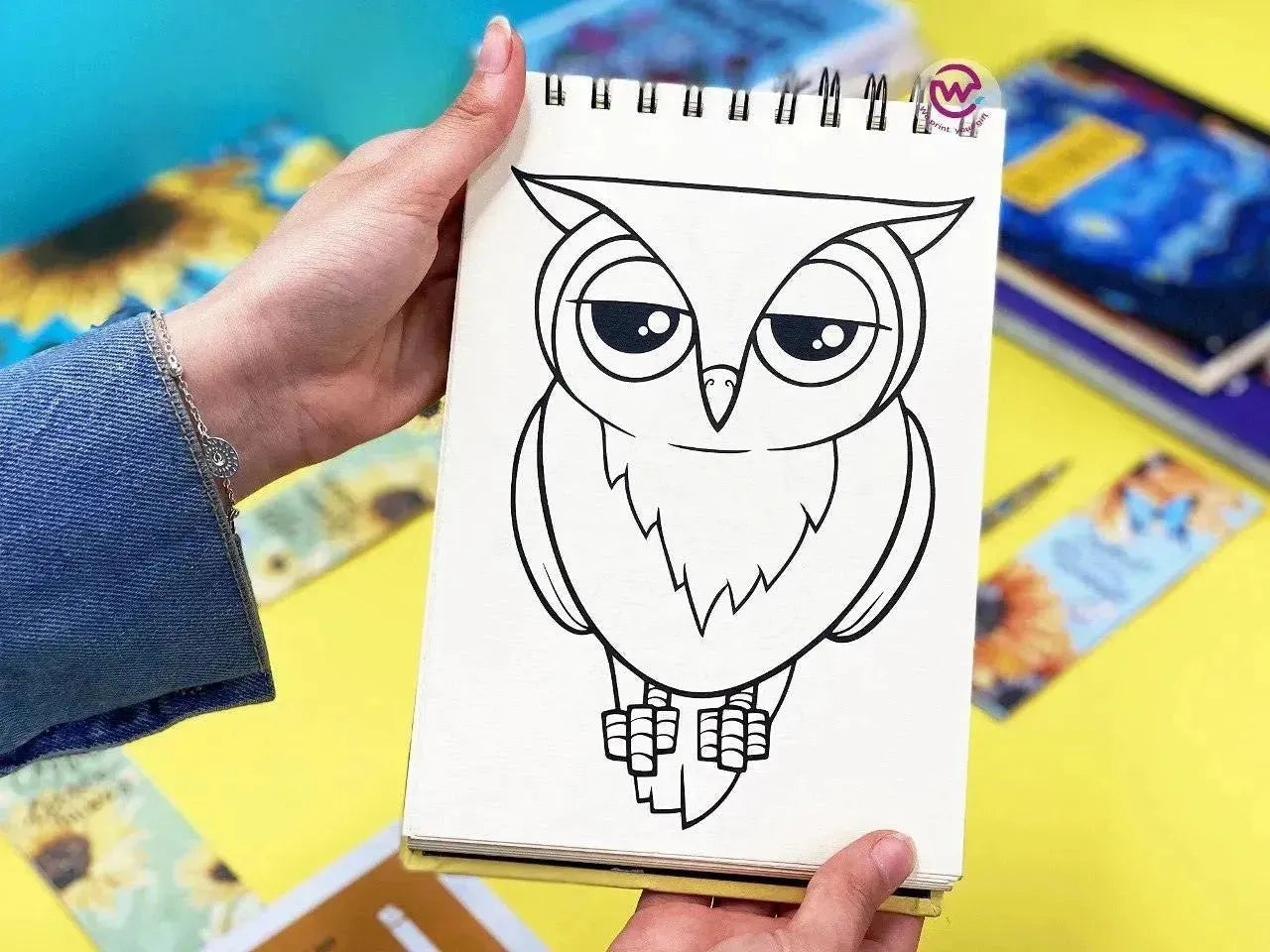 Coloring Book - Owl - WE PRINT