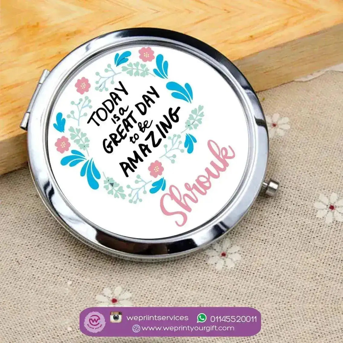 Compact Custom Mirror - Motivation-C - WE PRINT