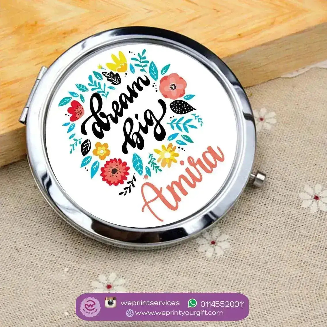Compact Custom Mirror - Motivation-C - WE PRINT