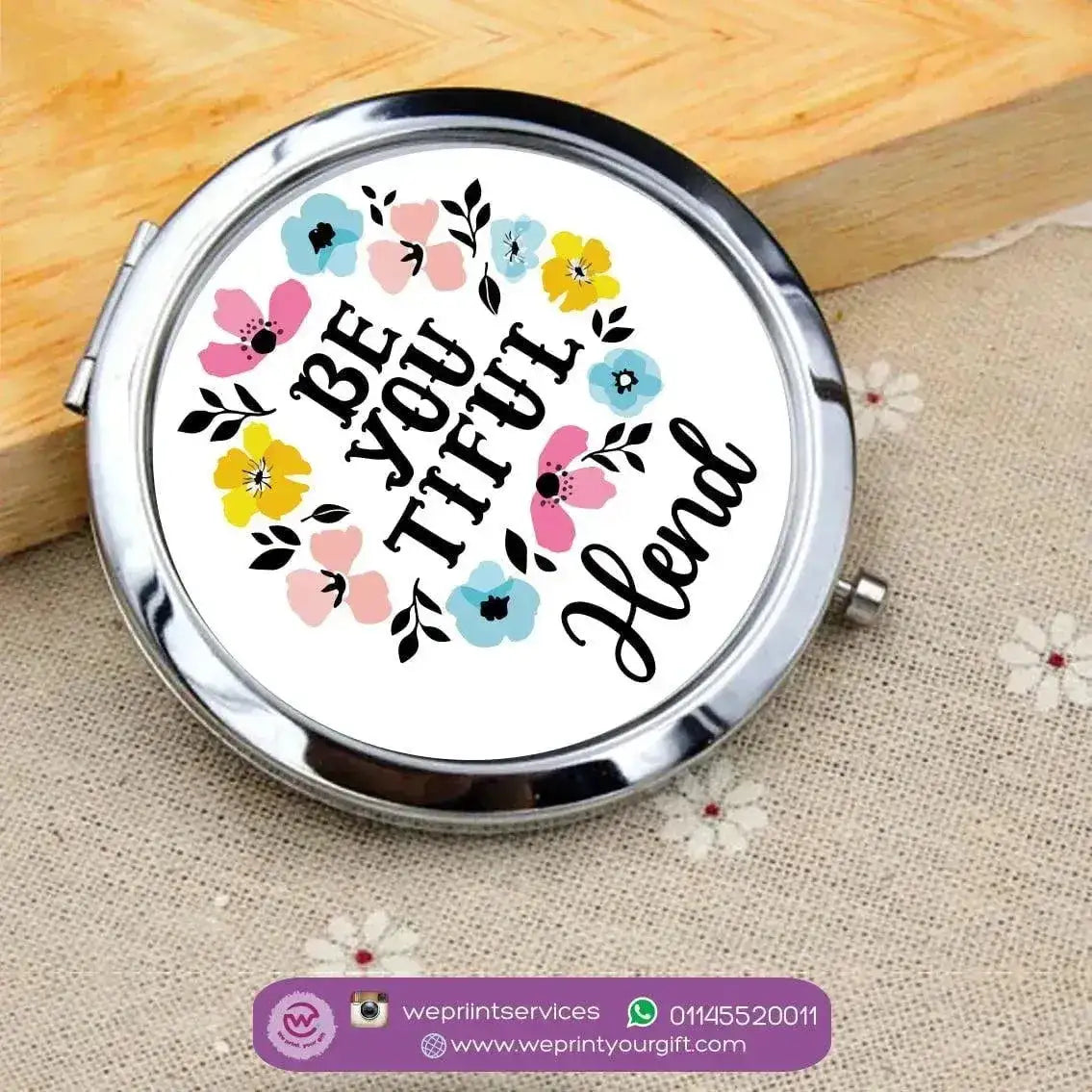 Compact Custom Mirror - Motivation-C - WE PRINT