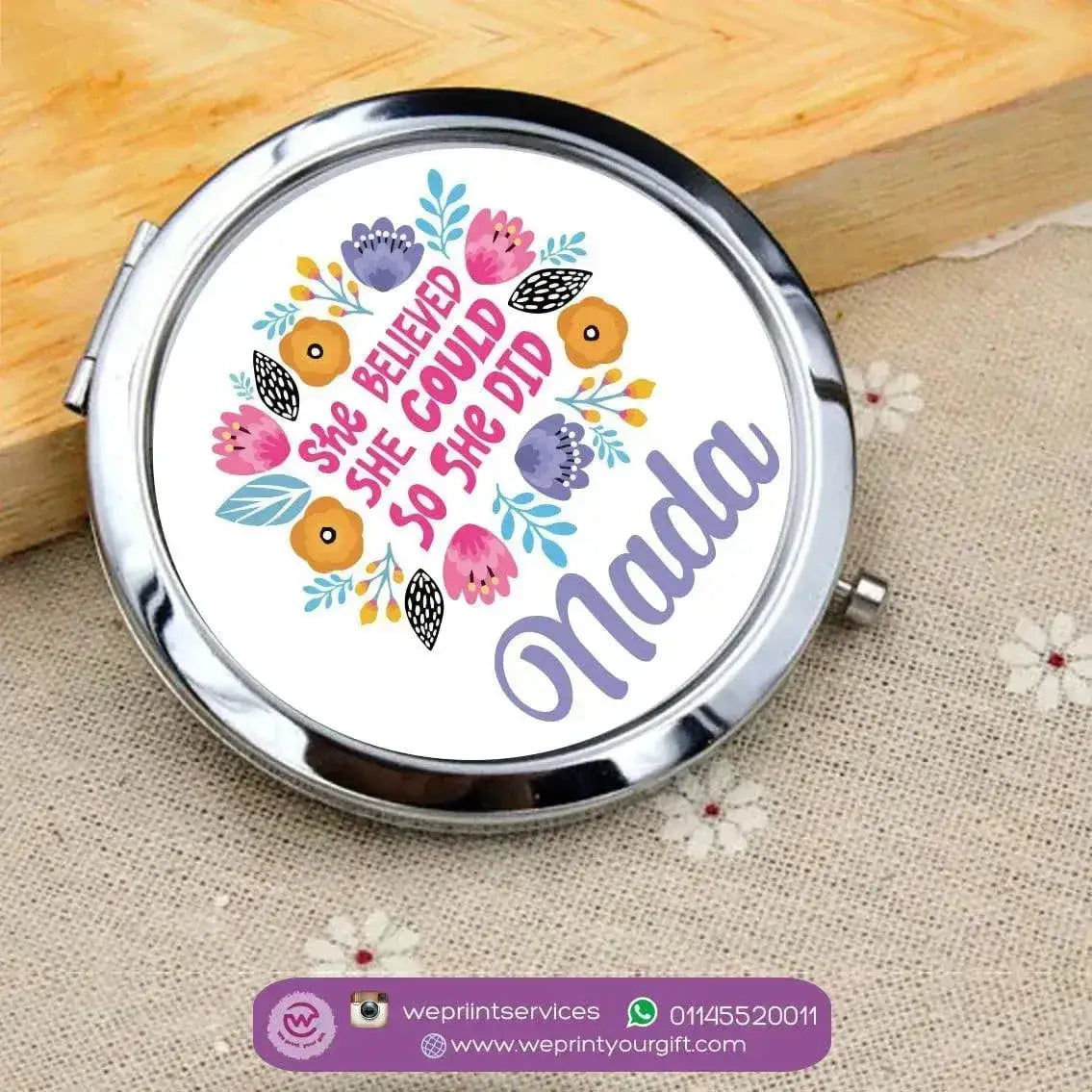 Compact Custom Mirror - Motivation-C - WE PRINT